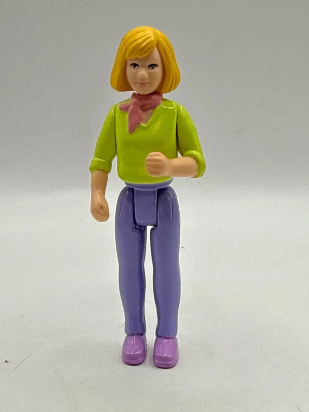 Vtg Fisher Price Sweet Streets Country Cottage Mom Figure Green Blonde Kidcore